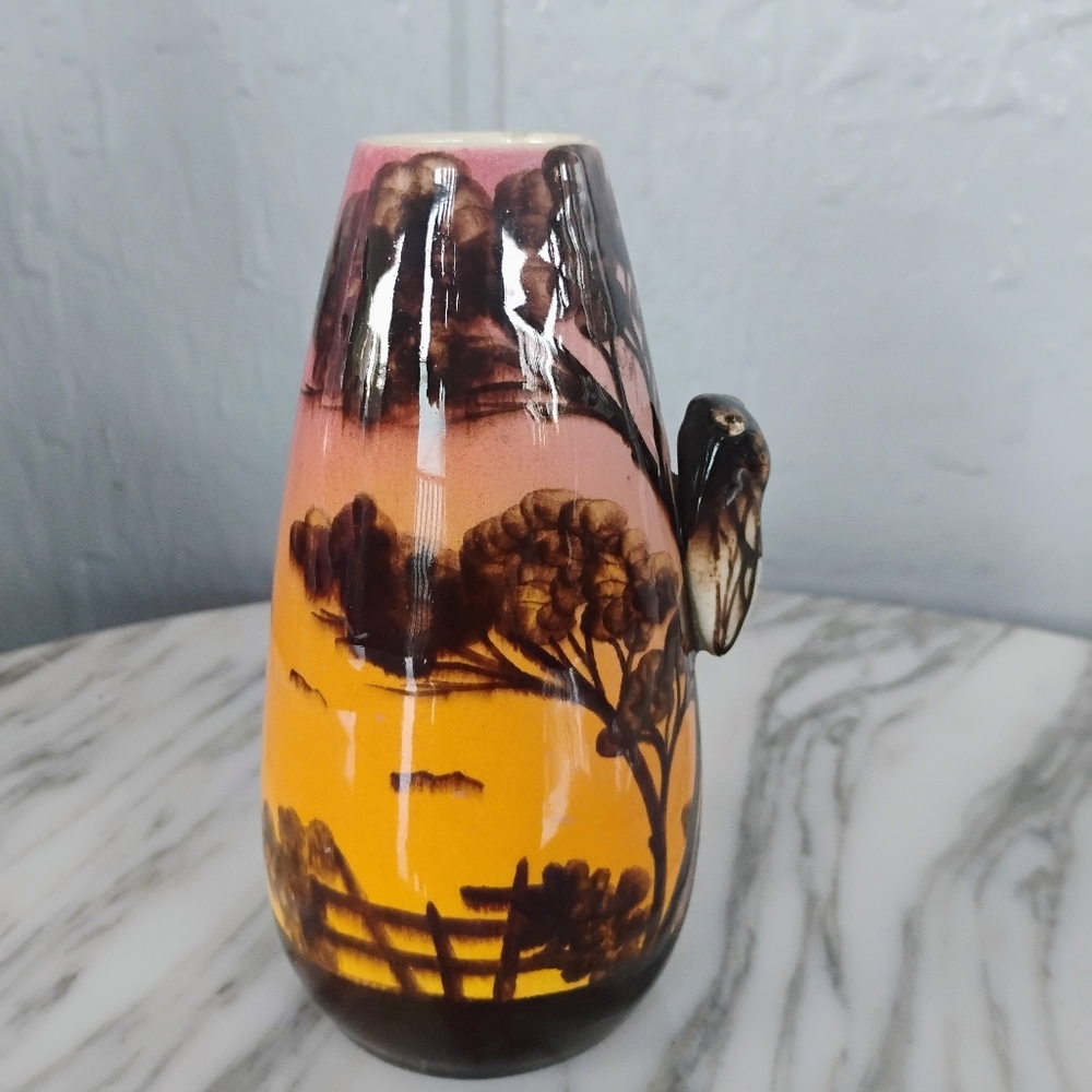 French pottery Mid Century vase